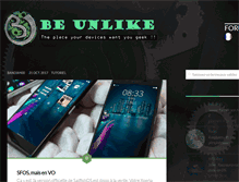 Tablet Screenshot of beunlike.com